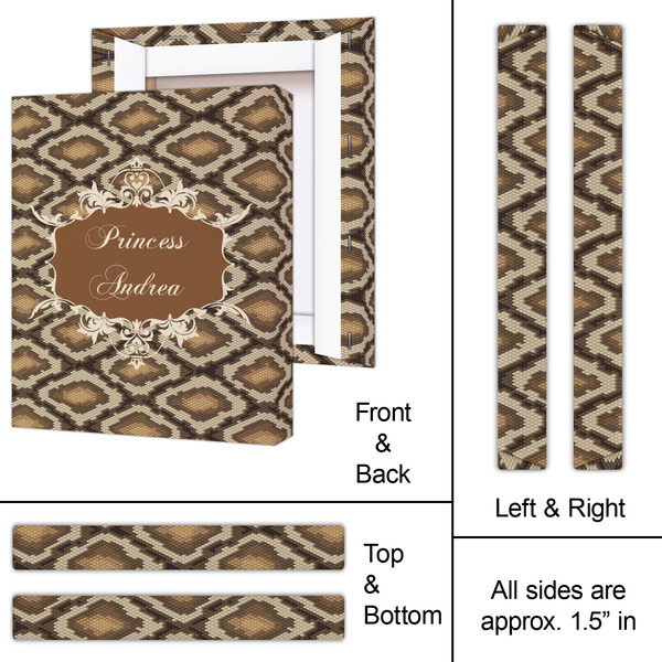 Snake Skin 11x14 - Canvas Print - Approval