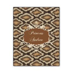 Snake Skin Wood Print - 11x14 (Personalized)