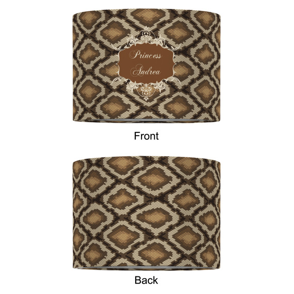 Snake Skin 12" Drum Lampshade - APPROVAL (Fabric)
