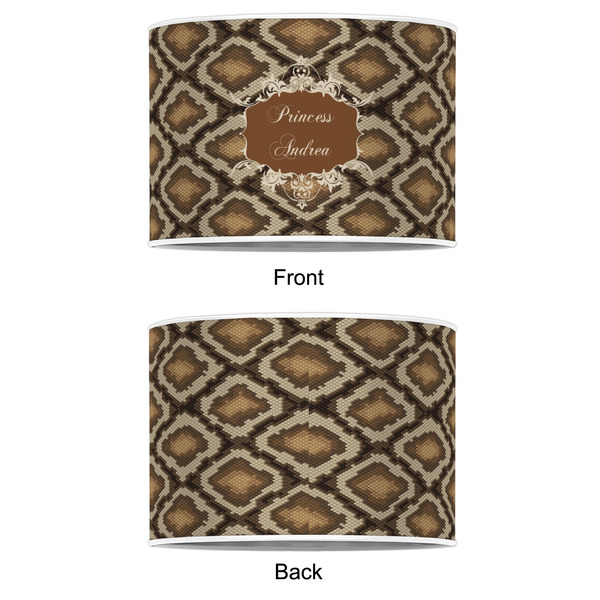 Snake Skin 12" Drum Lampshade - APPROVAL (Poly Film)