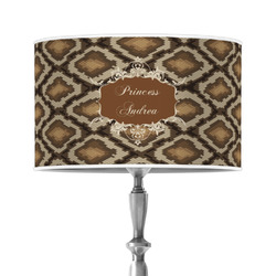 Snake Skin 12" Drum Lamp Shade - Poly-film (Personalized)
