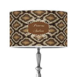 Snake Skin 12" Drum Lamp Shade - Poly-film (Personalized)