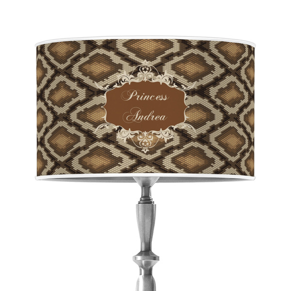 Custom Snake Skin 12" Drum Lamp Shade - Poly-film (Personalized)