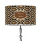 Snake Skin 12" Drum Lampshade - ON STAND (Poly Film)