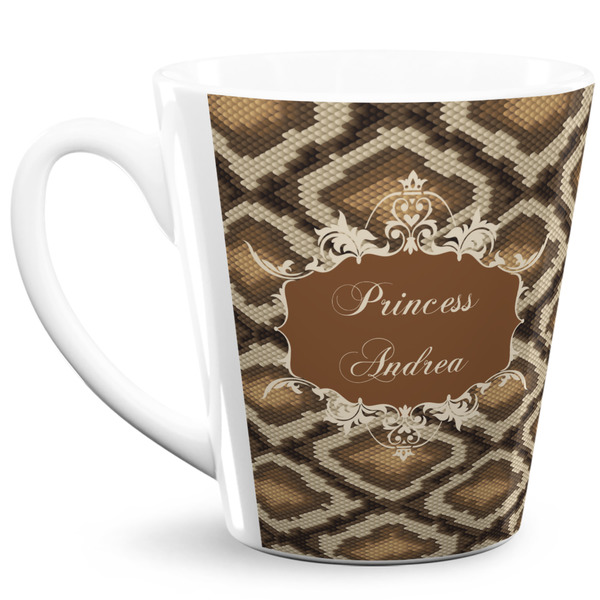 Custom Snake Skin 12 Oz Latte Mug (Personalized)
