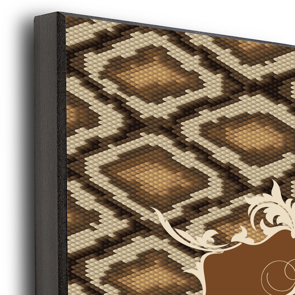 Snake Skin 12x12 Wood Print - Closeup