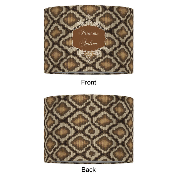 Snake Skin 16" Drum Lampshade - APPROVAL (Fabric)