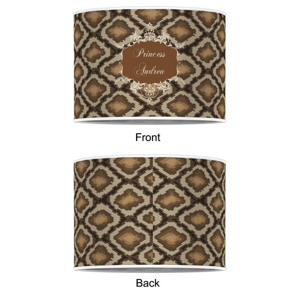 Snake Skin 16" Drum Lampshade - APPROVAL (Poly Film)