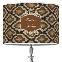 Snake Skin 16" Drum Lamp Shade - Poly-film (Personalized)
