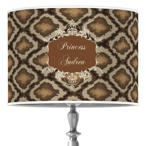 Custom Snake Skin Drum Lamp Shade (Personalized)