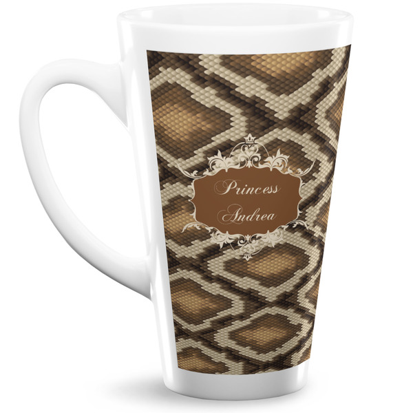 Custom Snake Skin Latte Mug (Personalized)