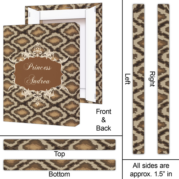 Snake Skin 16x20 - Canvas Print - Approval