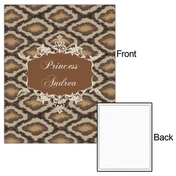 Snake Skin 16x20 - Matte Poster - Front & Back