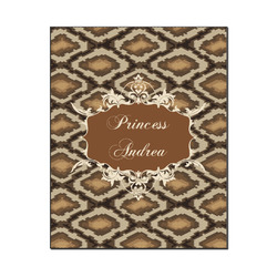 Snake Skin Wood Print - 16x20 (Personalized)