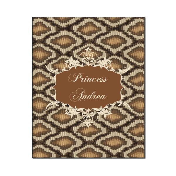 Custom Snake Skin Wood Print - 16x20 (Personalized)
