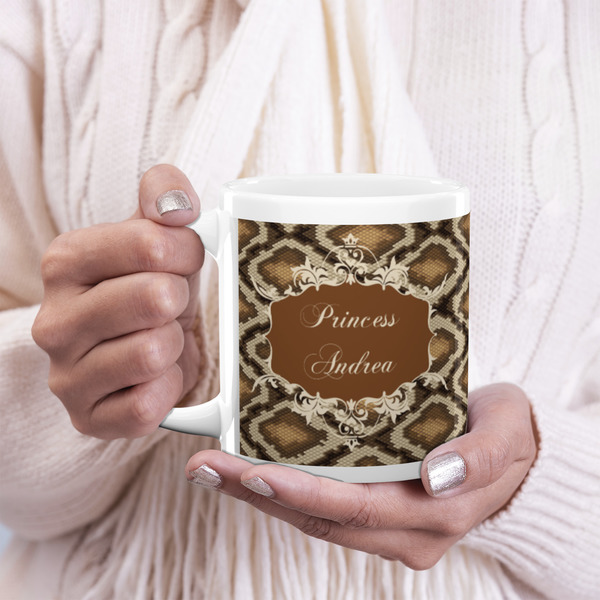 Snake Skin 20oz Coffee Mug - LIFESTYLE