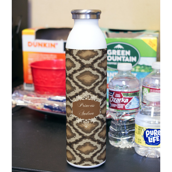 Snake Skin 20oz Water Bottles - Full Print - In Context