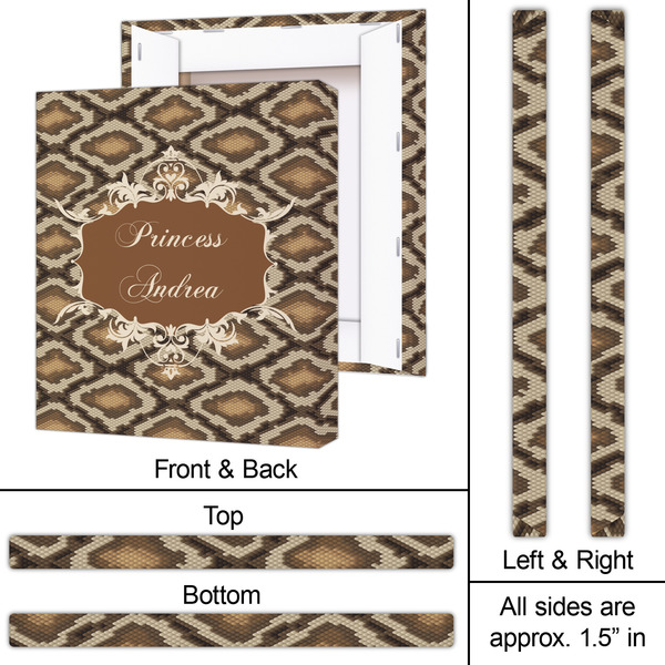 Snake Skin 20x24 - Canvas Print - Approval