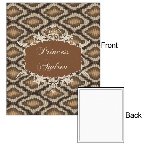 Snake Skin 20x24 - Matte Poster - Front & Back