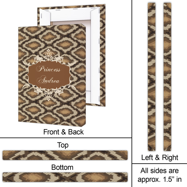 Snake Skin 20x30 - Canvas Print - Approval