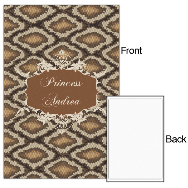 Snake Skin 20x30 - Matte Poster - Front & Back