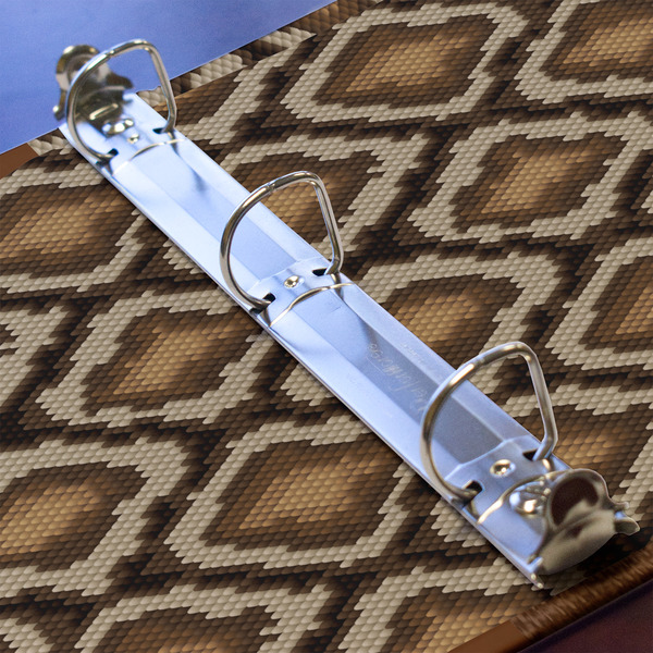 Snake Skin 3 Ring Binders - Full Wrap - 1" - DETAIL