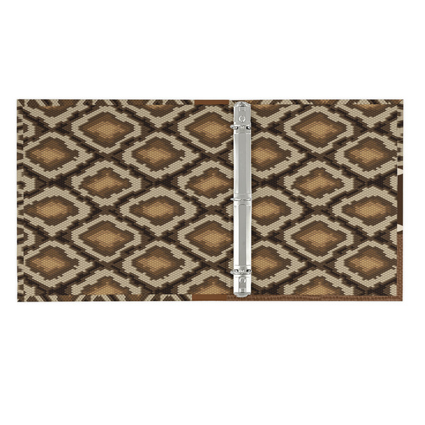 Snake Skin 3 Ring Binders - Full Wrap - 1" - OPEN INSIDE