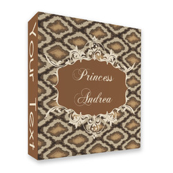 Snake Skin 3 Ring Binder - Full Wrap (Personalized)