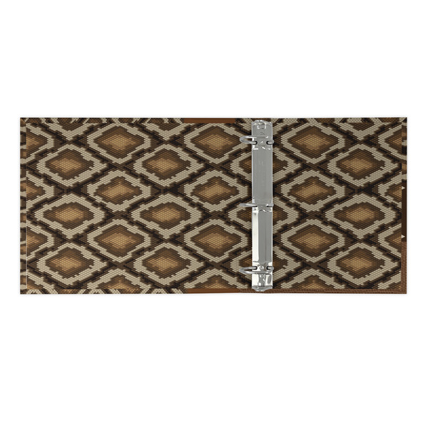 Snake Skin 3 Ring Binders - Full Wrap - 2" - OPEN INSIDE