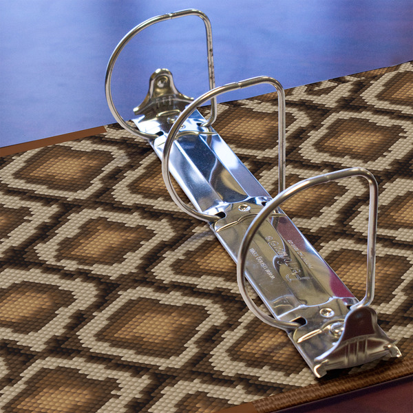 Snake Skin 3 Ring Binders - Full Wrap - 3" - DETAIL