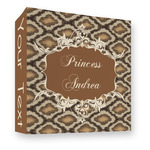 Snake Skin 3 Ring Binder - Full Wrap - 3" (Personalized)