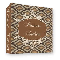 Snake Skin 3 Ring Binder - Full Wrap - 3" (Personalized)