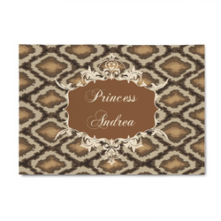 Snake Skin 4' x 6' Patio Rug (Personalized)