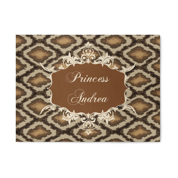 Custom Snake Skin Area Rug (Personalized)