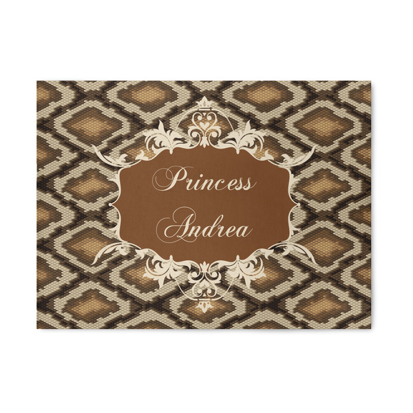 Custom Snake Skin 5' x 7' Patio Rug (Personalized)