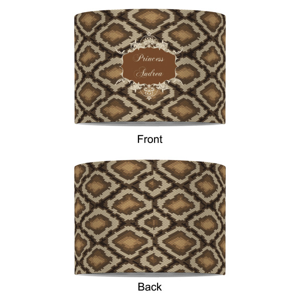 Snake Skin 8" Drum Lampshade - APPROVAL (Fabric)
