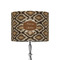 Snake Skin 8" Drum Lampshade - ON STAND (Fabric)