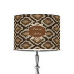Snake Skin 8" Drum Lamp Shade - Poly-film (Personalized)