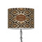 Snake Skin 8" Drum Lampshade - ON STAND (Poly Film)