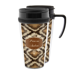 Snake Skin Acrylic Travel Mug (Personalized)