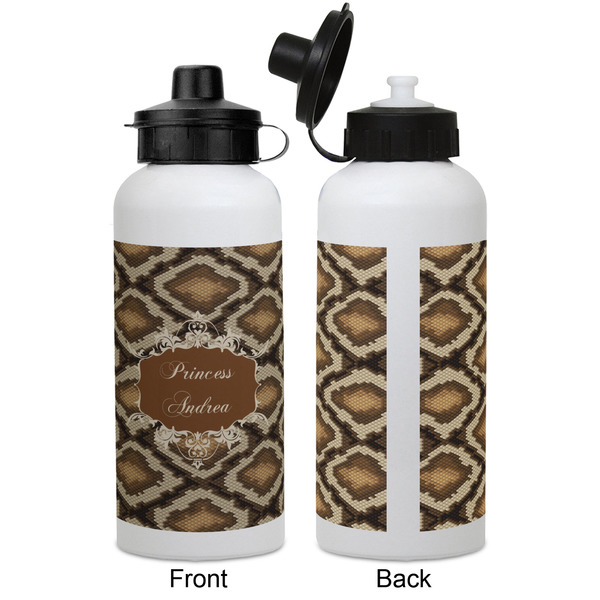 Snake Skin Aluminum Water Bottle - White APPROVAL