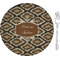 Snake Skin Glass Appetizer / Dessert Plate 8" (Personalized)