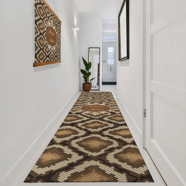 Snake Skin Area Rug Sizes - In Context (vertical)