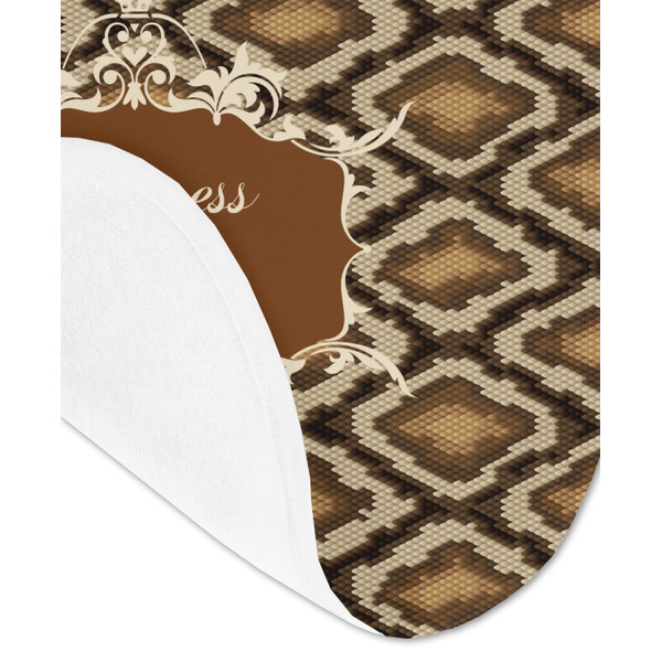 Snake Skin Baby Bib - AFT detail