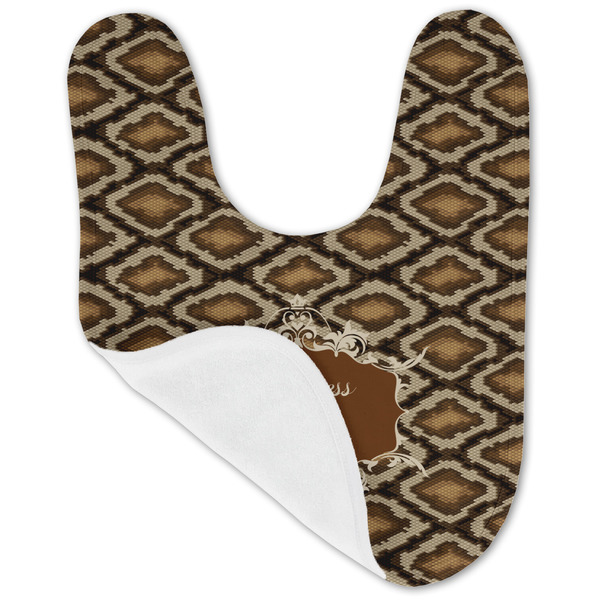 Snake Skin Baby Bib - AFT folded