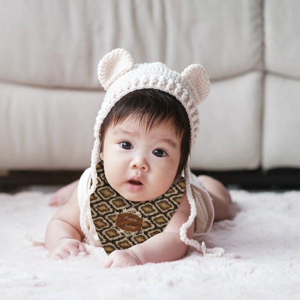 Snake Skin Bandana Bib - (Lifestyle 2 girl)