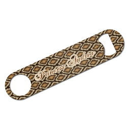 Snake Skin Bar Bottle Opener w/ Name or Text