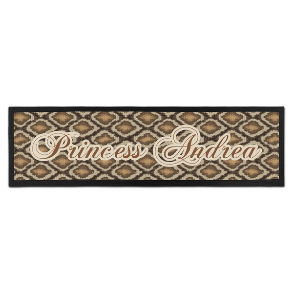 Custom Snake Skin Bar Mat (Personalized)