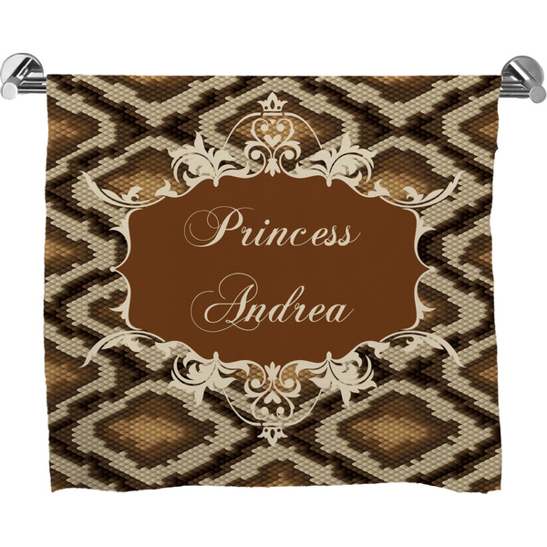 Custom Snake Skin Bath Towel (Personalized)