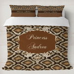 Snake Skin Duvet Cover Set - King (Personalized)
